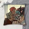 Psycho Cuties Double-Sided Printed Square Decorative Cushion Cover For Sofa Living Room Home Decor