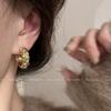 Irregular Gold Earrings, New Popular High-end Stud Earrings, Women's Niche Design Earrings, Unique Earrings.