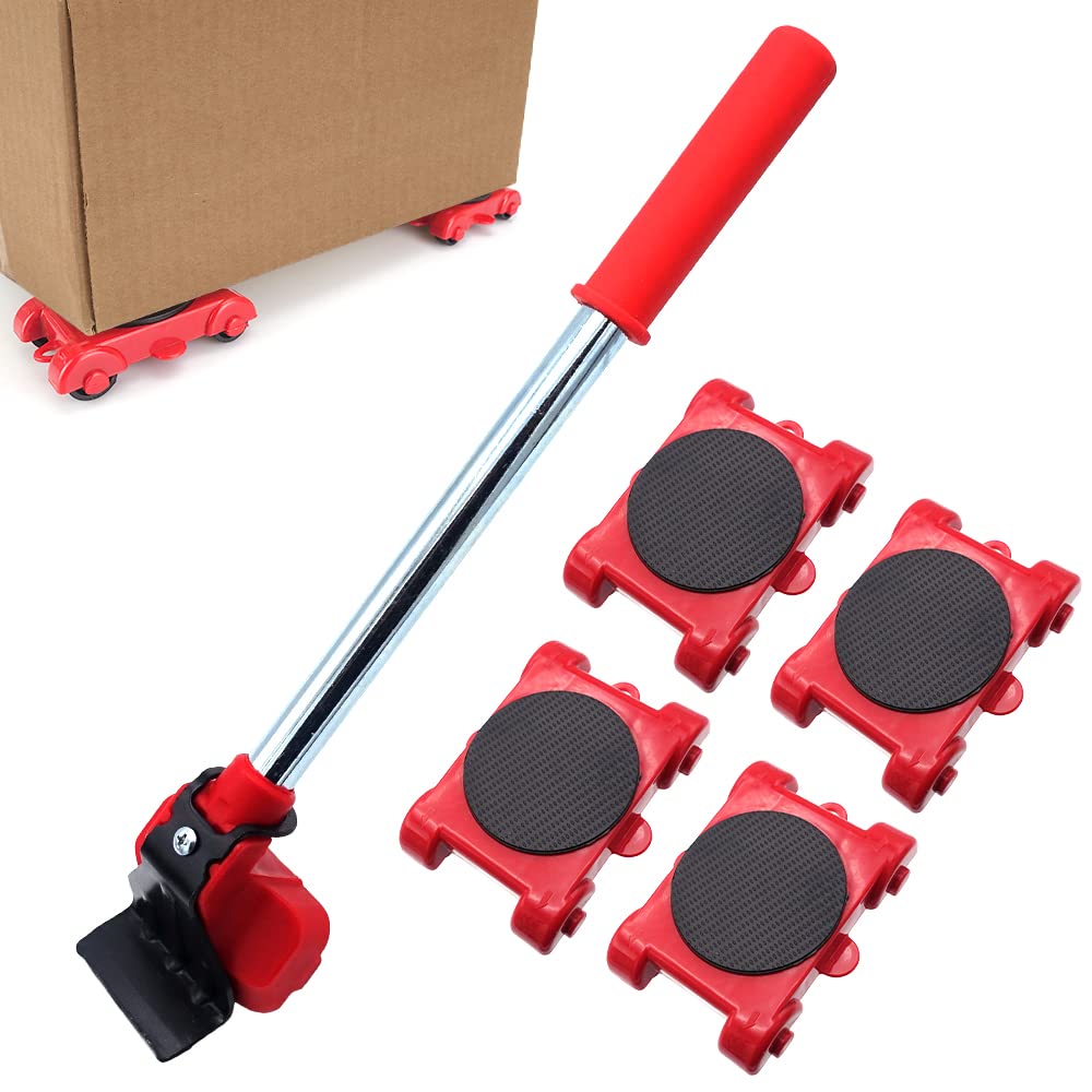 

[Supervised by professional movers] A portable trolley/lifter with a pulley system, designed for easy one-person transport and furniture moving. Inclu