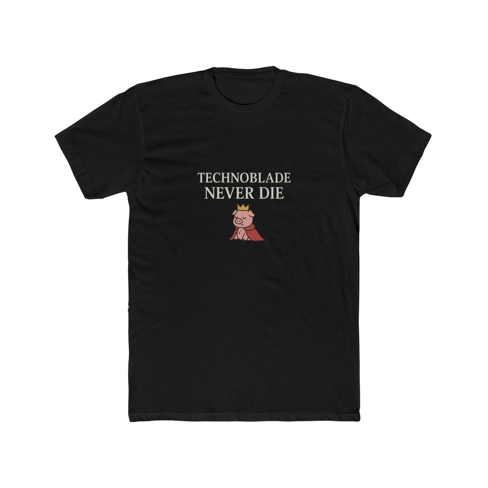 Technoblade Never Dies Minecraft Tribute T-Shirt 3XL
