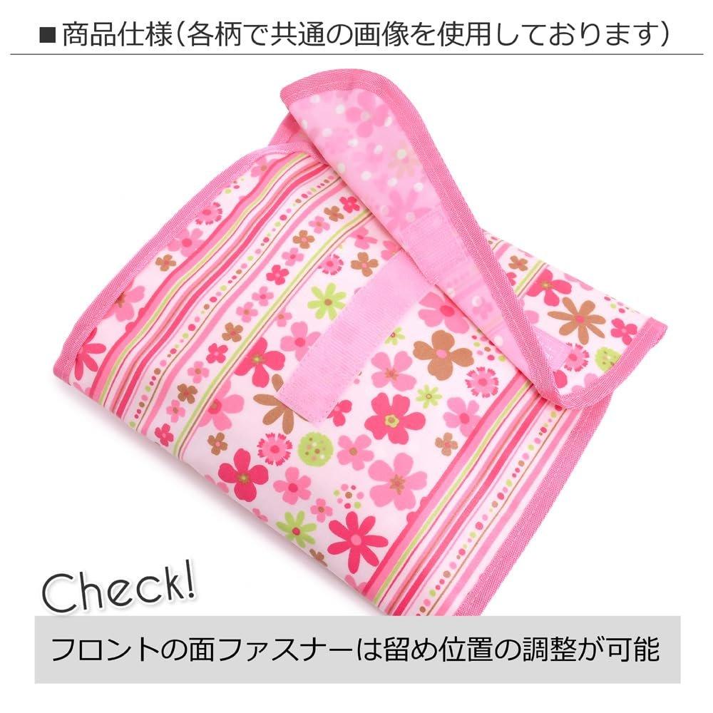 COLORFUL CANDY STYLE 3-Fold Diaper Pouch French Ribbon Navy Polka Dot Stripe B1404500-NVL2603