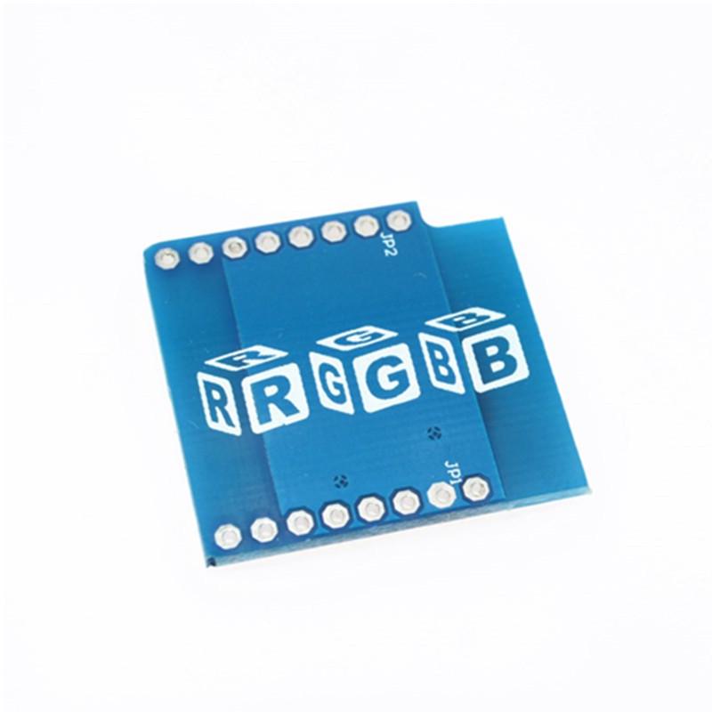 W2812 RGB Module for D1 Mini: Full-Color WiFi Expansion with RGB Driver