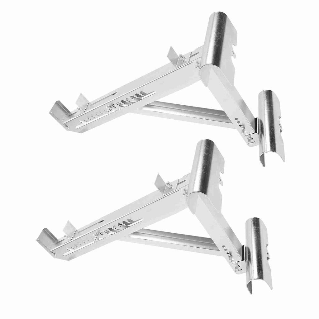 2 Stück Leiterböcke Verstellbarer Stabilisator Dreibein Tragende Halterung Legierungsstahl Leiterständer Set