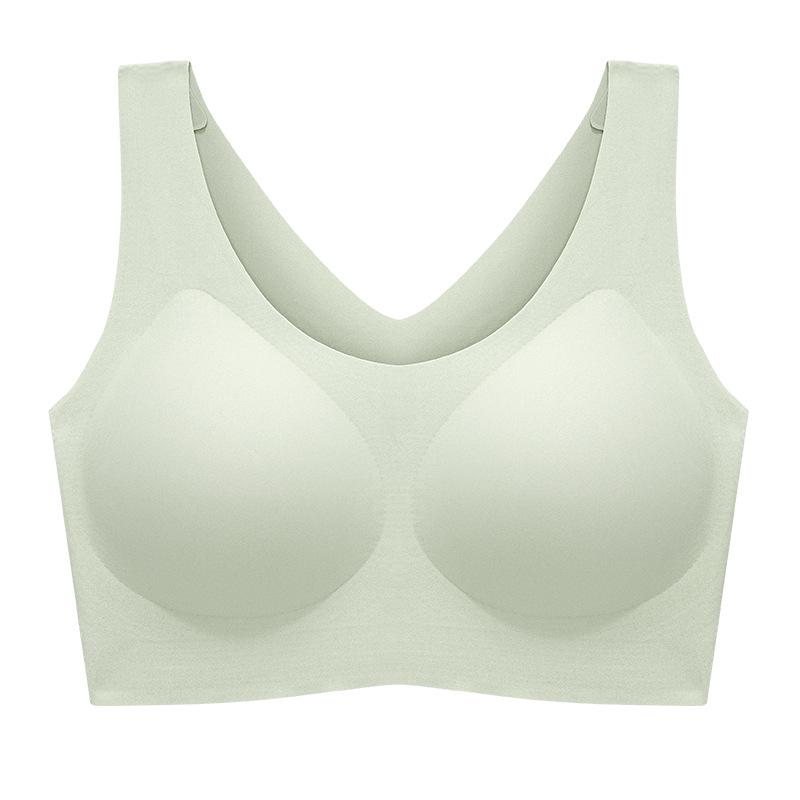 Cloud Seamless Women's One-Piece Bra, Size-Free for Large or Small Busts, Fixed Cup, Thin Design