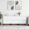 Sideboards 3 pcs White Particleboard