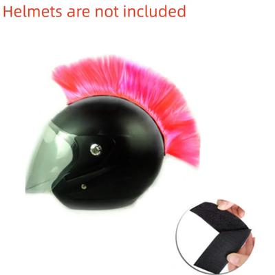 Moto Helma Paruka Stříhatelná Dekorace Helmy Paruky Kohoutí Hřeben Motokros Integrální Offroad Helma Dekorace Vlasová Nálepka Pasta