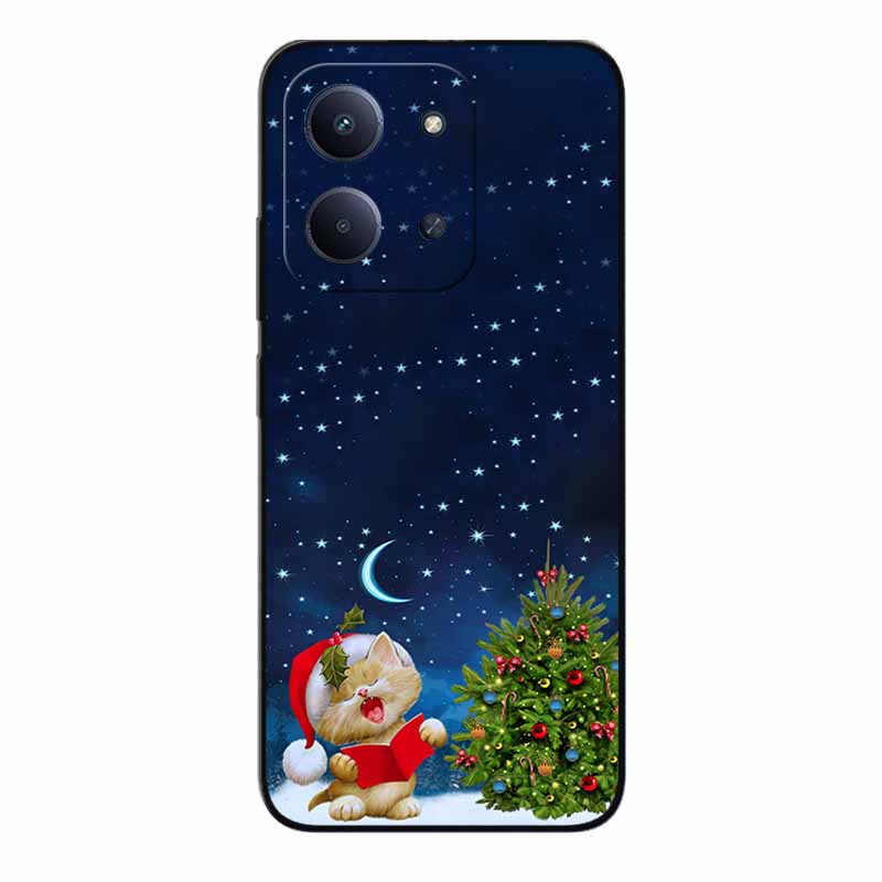 Christmas Phone Case For Redmi 15C 4G Global 171.5mm Case Black Silicone Bumper For Xiaomi Redmi15C 4G Cover 15C4G Cartoon Coque