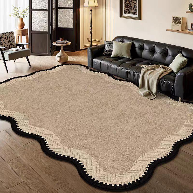 French Retro Living Room Carpet Full Of DirtResistant Coffee Table Blanket SkinFriendly Crystal Velvet Carpet Study Easy To Take Care Of NonSlip