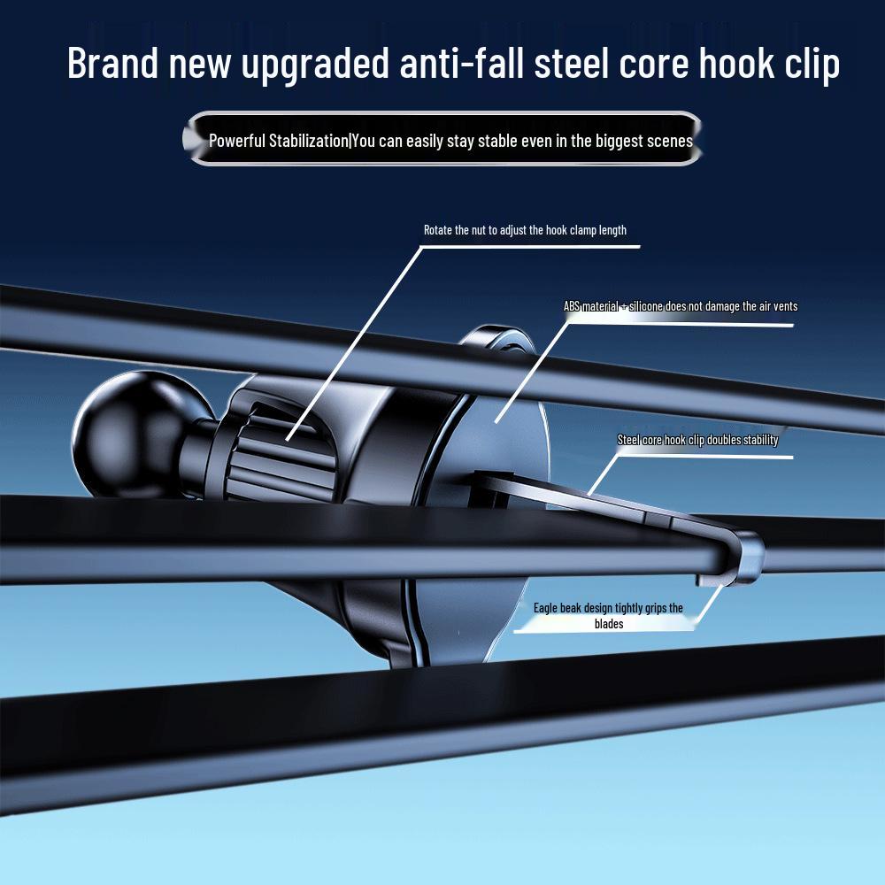 Universal Car Phone Holder for Air Vent - Center Console Bracket for Navigation