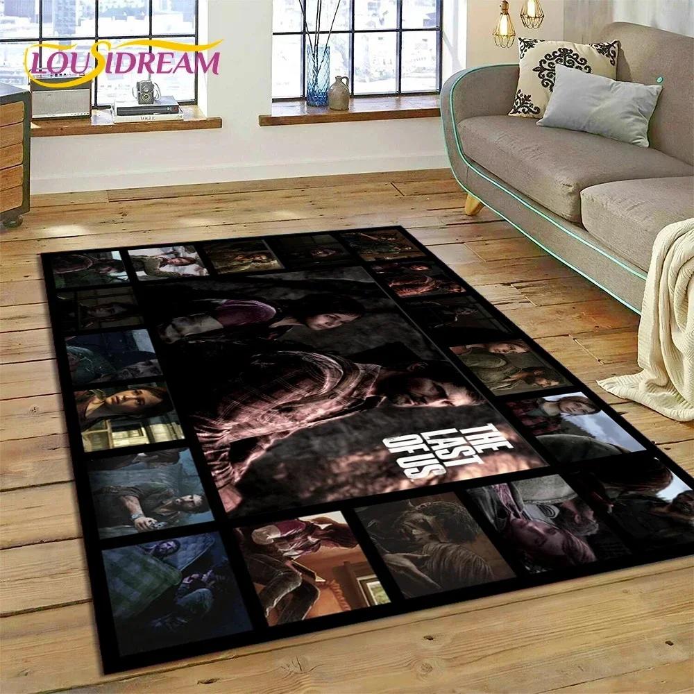 The Last of Us Horror Game TV Joel Pedro Carpet Rug for Bedroom Living Room Home Sofa Decoration,Child Large Decor Floor Mat