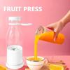Mixeur de fruits multifonction blanc 380 ml, mini mixeur électrique portable, extracteur de jus, rechargeable par USB