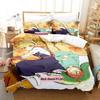 Mis Kobayashi's Dragon Maid Beding Set Printed Bed Linen Set With Pilowcase Bed Soft Duvet Cover Soft Quen Super King-Sized Dimensionsd Dimensions