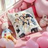 Kpop SSSStray KidsSS Cushion Cover Pattern Printed Pillowcase for Living Room Sofa Cushion Cover  Bedroom Decor