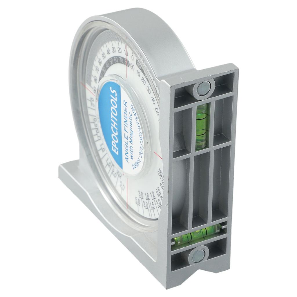 Slope Protractor Level Meter, Magnetic Contact, Strong and Permanent Ceramic Magnet, Accurate Angle Identification
