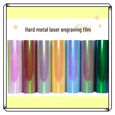 PET Fantasy Color Metallic Laser-Transferfolie für Bekleidung und Schuhe