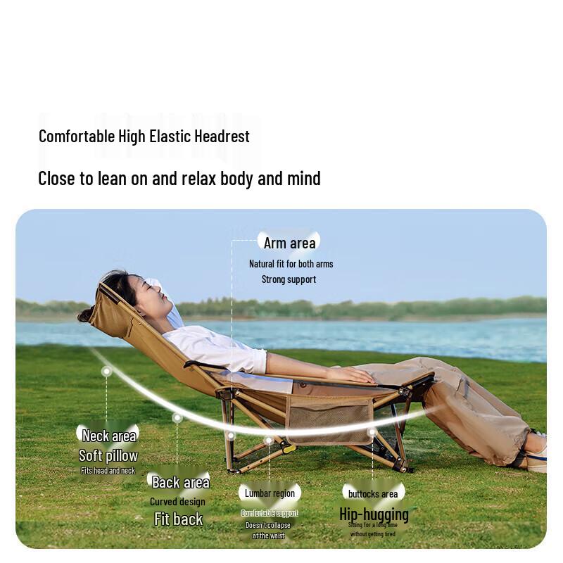 Mobigarden NX25665021 Folding Camping Lounger