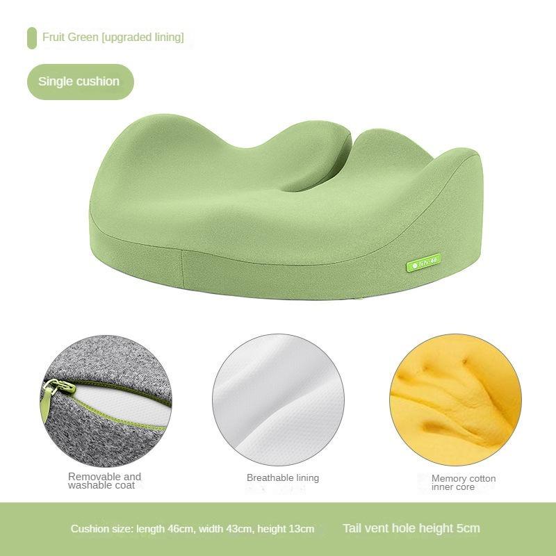 Memory Foam Office Chair Cushion Car Seat Support Pads Buttocks Pillow Massage Hips Orthopedic Pillow Coccyx Pain Relief Cushion