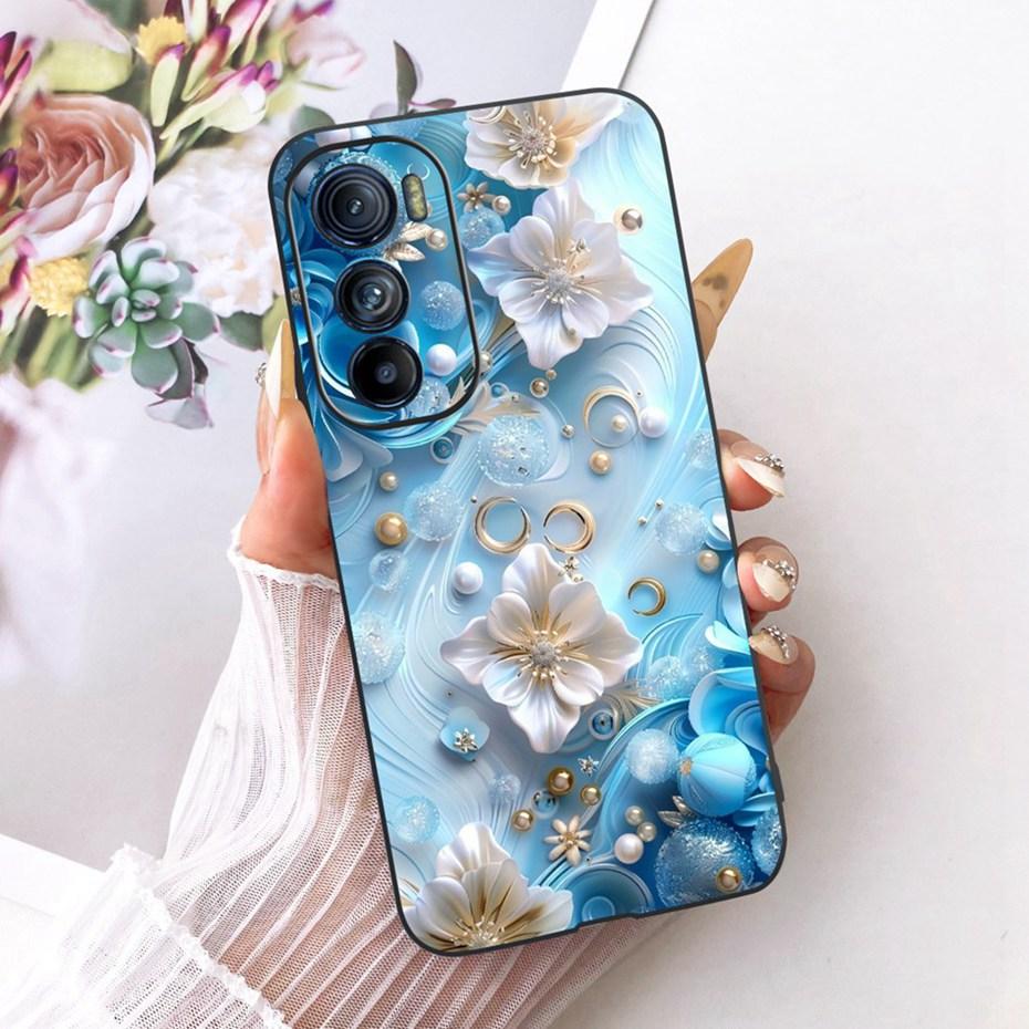 Cute Printing Phone Case For Motorola Edge 30 30Pro 30Neo Soft Black Silicone TPU Cases For MOTO Edge30 Pro Neo Covers Bumpers