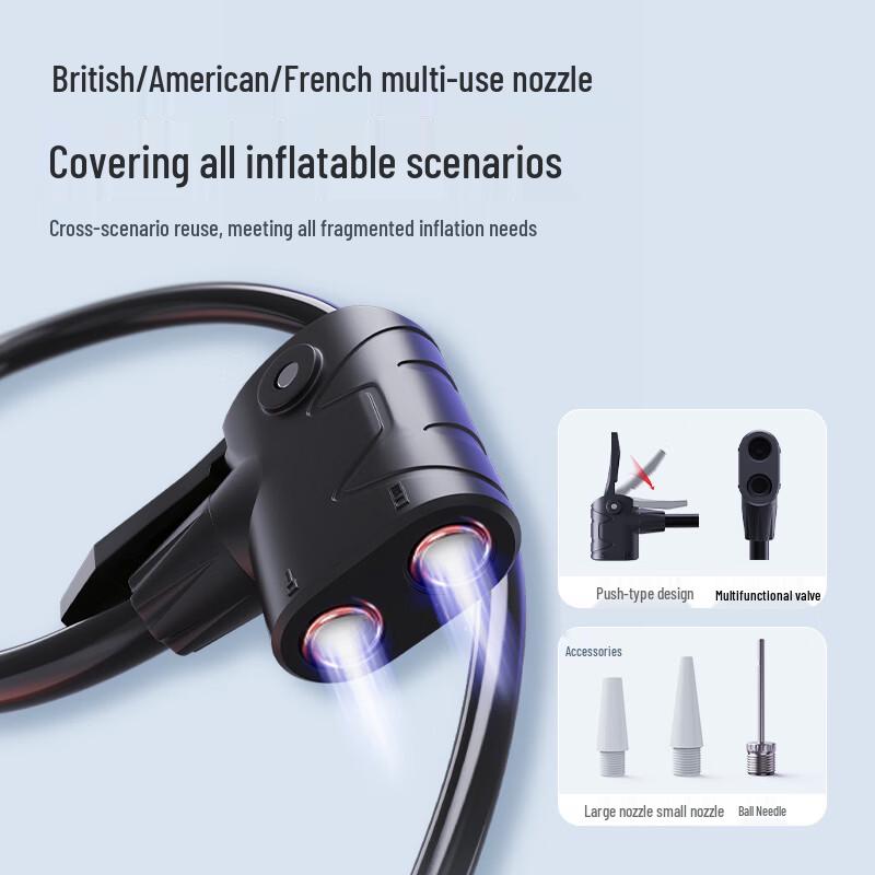 Deli High-Pressure Universal Valve Bicycle Pump