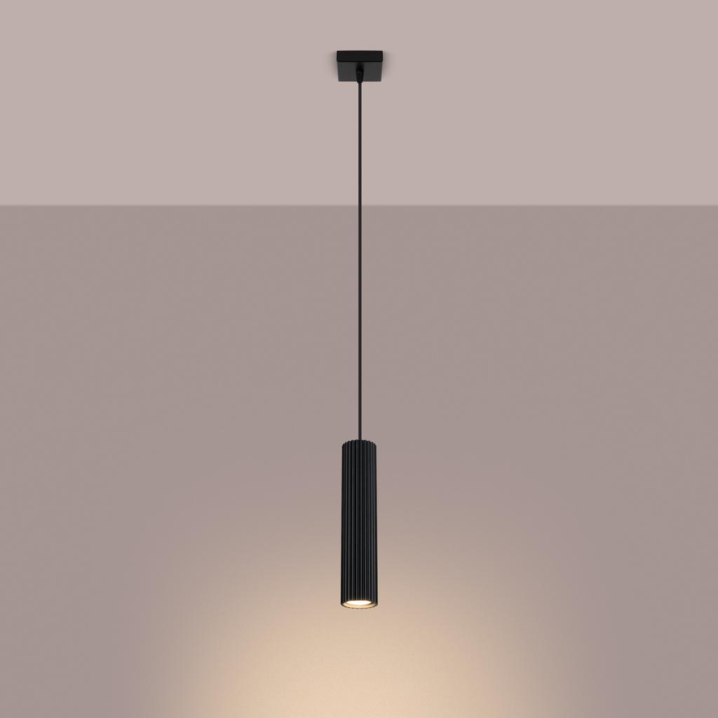 Carbon pendant lamp 1 black