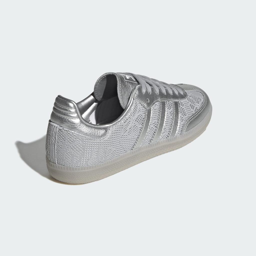 adidas SAMBA OG W for Japan LA2687 Men's Originals Sneakers Silver Metallic / Silver Metallic / Clear Granite