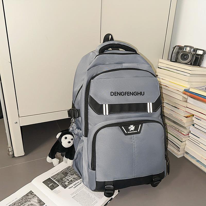 New Mori Large-capacity Student Schoolbag, Male and Female Couples Schoolbag, Junior High School Student Travel Backpack