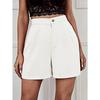 Women High Waist Wide Leg Casual Shorts Summer