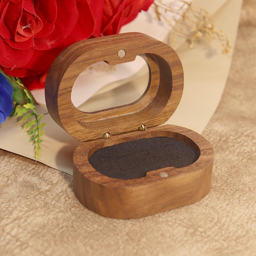 Engagement Ring Finger Ring Box Jewelry Storage Box Couple Rings Holder Wedding Ring Case  Wedding