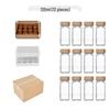 Wutuo 12-Pack Glass Spice Jars with Aluminum Lids