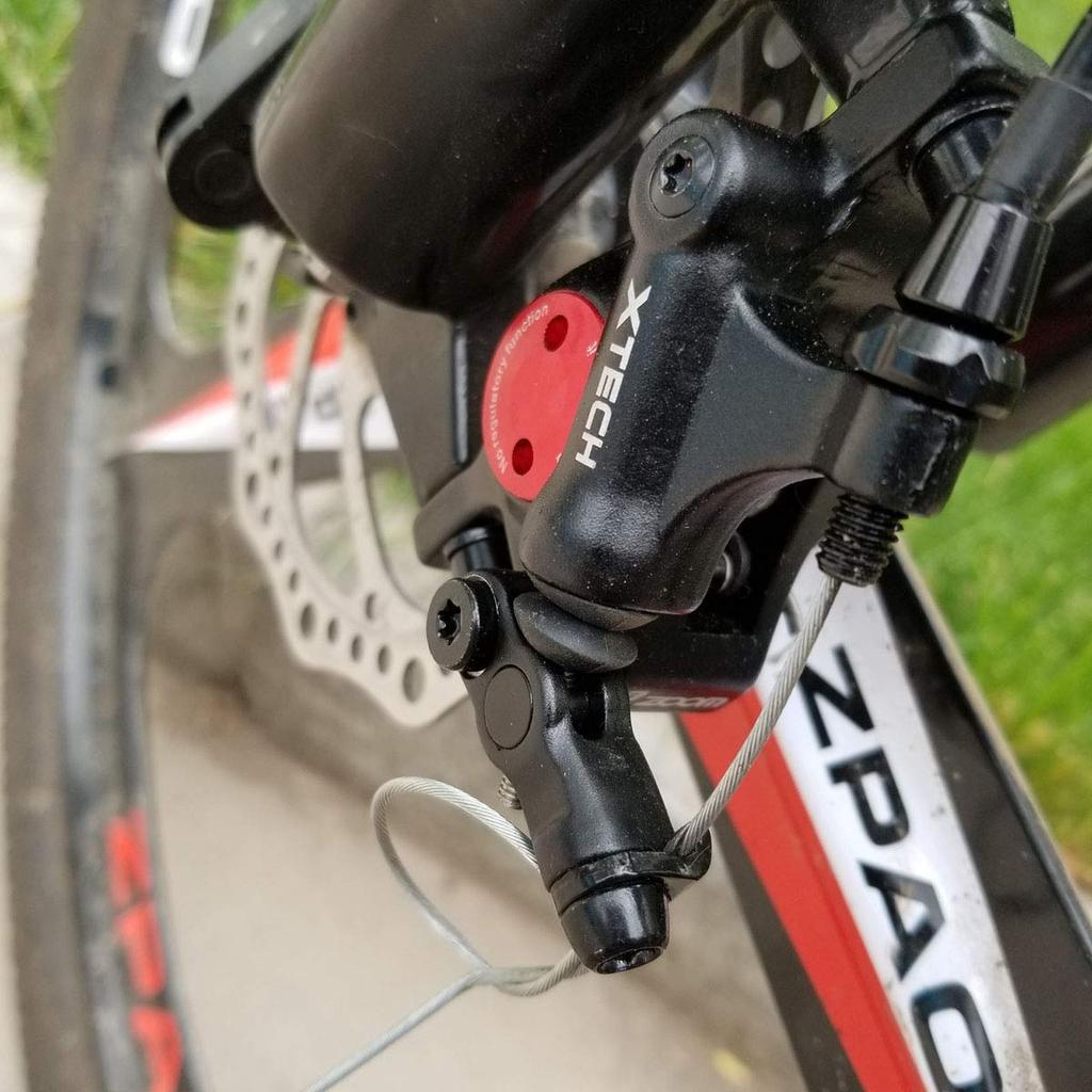 JPFASHIONING ZOOM HB-100 Mountain Bike Line Marking Hydraulic Disc Brake Set Hydraulic Disc Brake Tool Caliper Front/Rear
