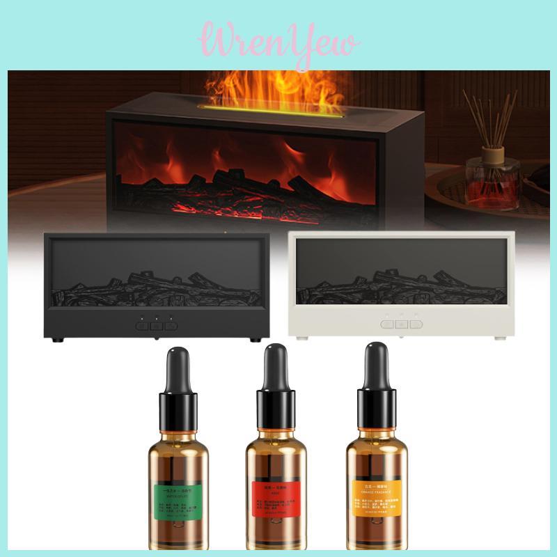 Crossborder Fireplace Aromatherapy Machine With 3d Flame Usb Rechargeable For Home And Office Use