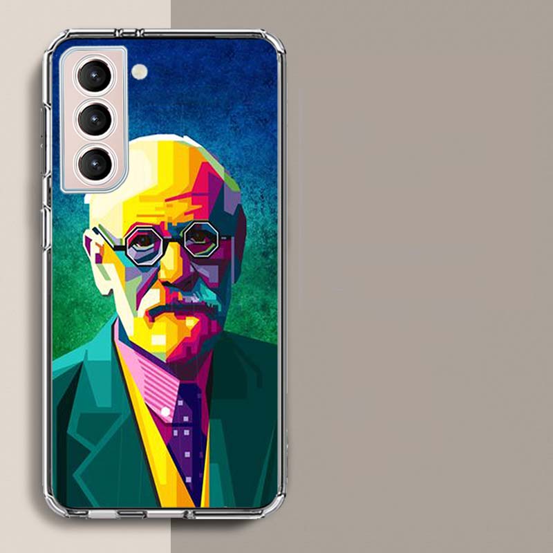 Sigmund Freud Founder of psychoanalysis Phone Case For Samsung A17 A56 A36 A26 A16 A55 A35 A25 A15 A05S Galaxy A71 A51 A41 A31 A