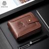 Shilaidun RFID Anti-theft Genuine Leather Men's Retro Wallet