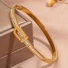 Hot-selling titanium steel bracelet, girls' high-end sense of fashion, popular light luxury in Europe and the United States, Gypsy star love diamond 