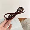 Velvet Bow Twist Hair Clips for Women Exquisite Vintage Flocked Straight Hairpins Korean Versatile Hair Accessories Gift 2025