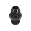 X AUTOHAUX Fitting Hose End AN10 To AN10 Male AN Type Auto Parts Connection Adapter Aluminum Alloy Black 1 Pack