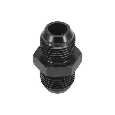 X AUTOHAUX Fitting Hose End AN10 To AN10 Male AN Type Auto Parts Connection Adapter Aluminum Alloy Black 1 Pack