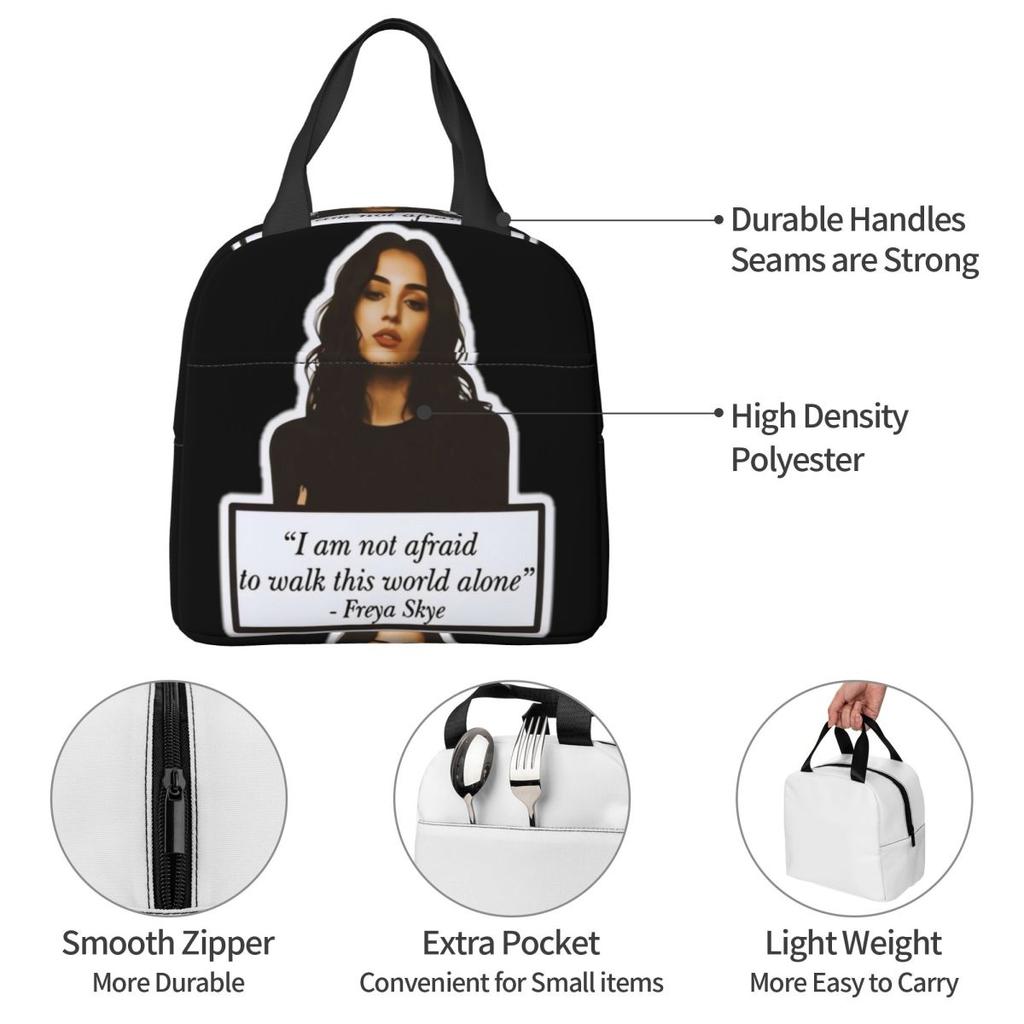 Freya Skye Singer Thermal Insulated Lunch Bags for Picnic Portable Food Bag Thermal Cooler Lunch Boxes