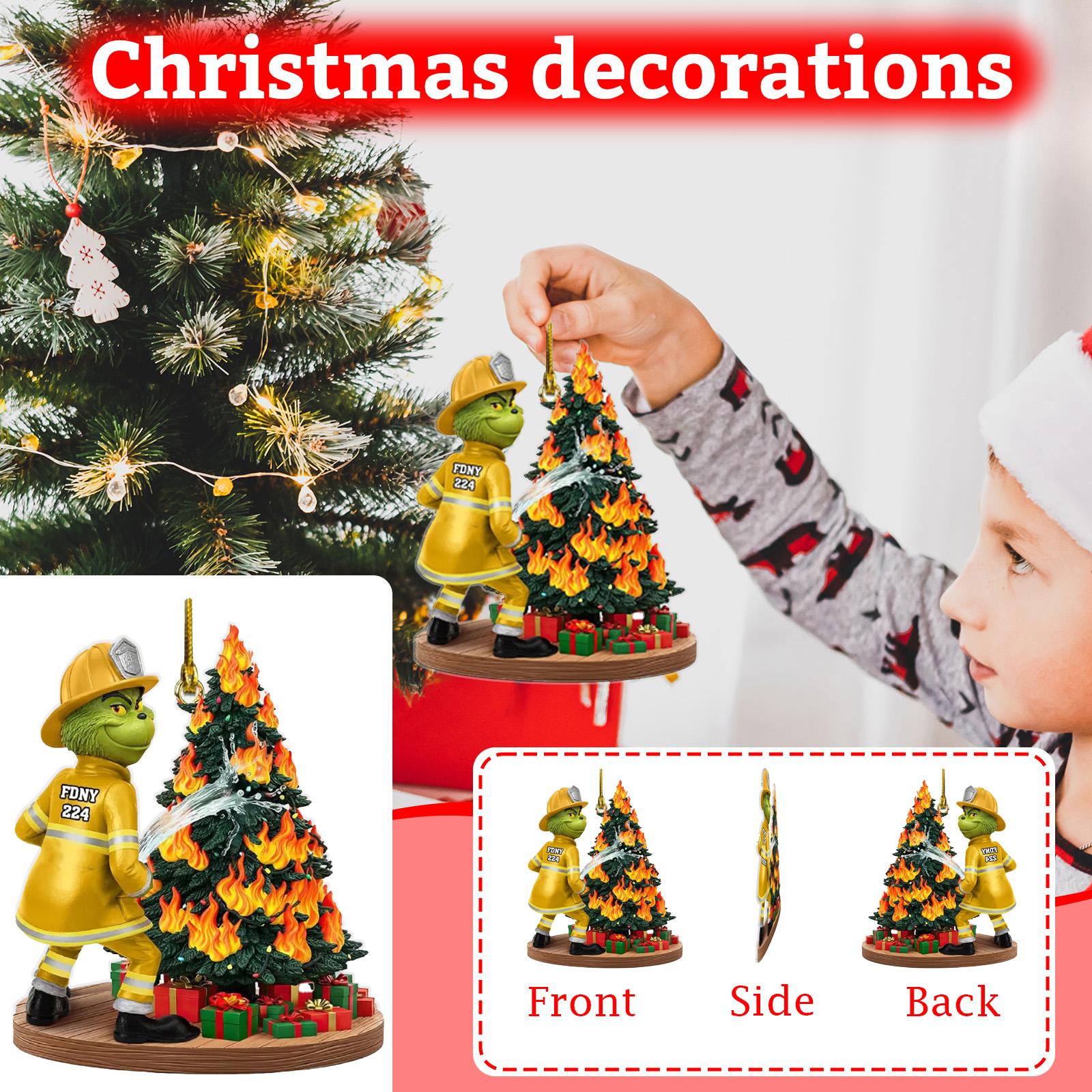 

2D Рождественский Подвесной Декор Бирка на Елку Тематическая Вечеринка Поделки Украшение One Size