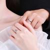 Adjustable Zircon Diamond Couple Rings for Men & Women – Perfect for Weddings, Valentine's Day & Gifts