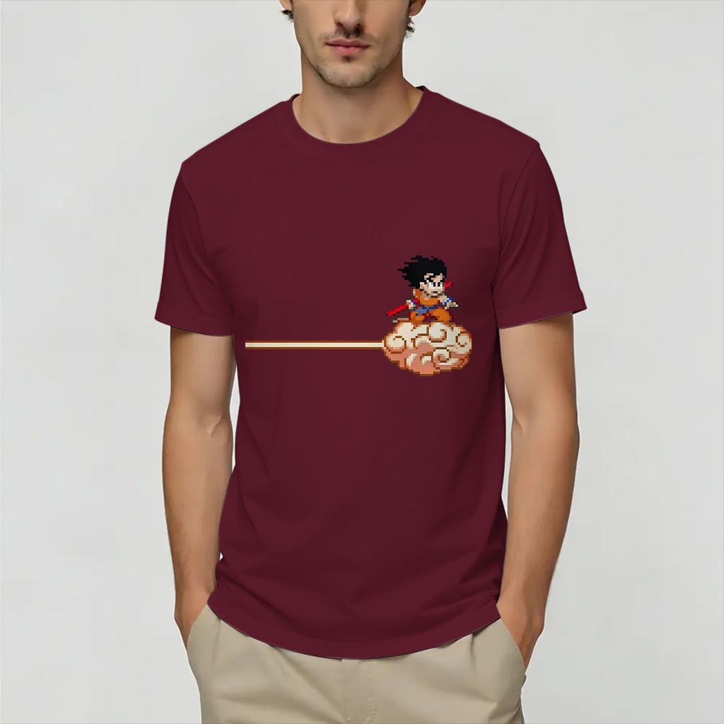 Unisex TShirts Dragon Balls Fashion Pure Cotton Tees Short Sleeve T Shirts Crew Neck Clothing Big Size