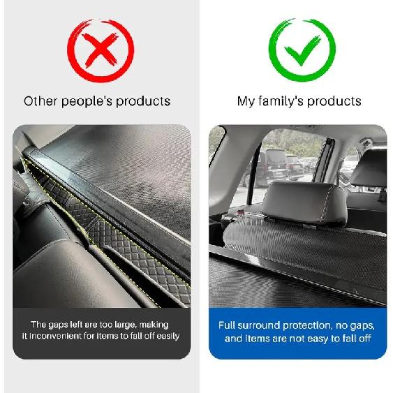 Car Rear Trunk Cargo Cover For Toyota RAV4 20-25 Trunk Curtain Cover Organizer Stowing Tidying Canvas Auto Interior Accessories