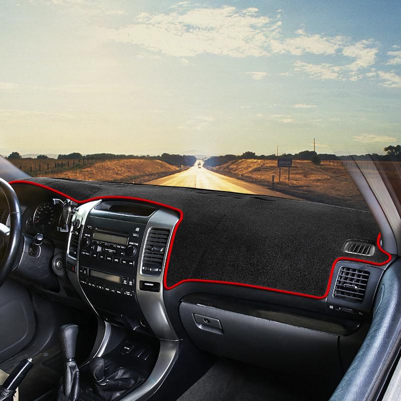 For Toyota Land Cruiser Prado 120 J120 2003-2006 2007 2008 2009 Car Dashboard Cover Avoid Light Pad Anti-UV Carpets Non-Slip