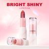 Shiny Lipstick By Gel Lipstick with Luminous Finish, Suitable for All Skin Types, Available in Berry, Brown, Pink, and Purple Hues