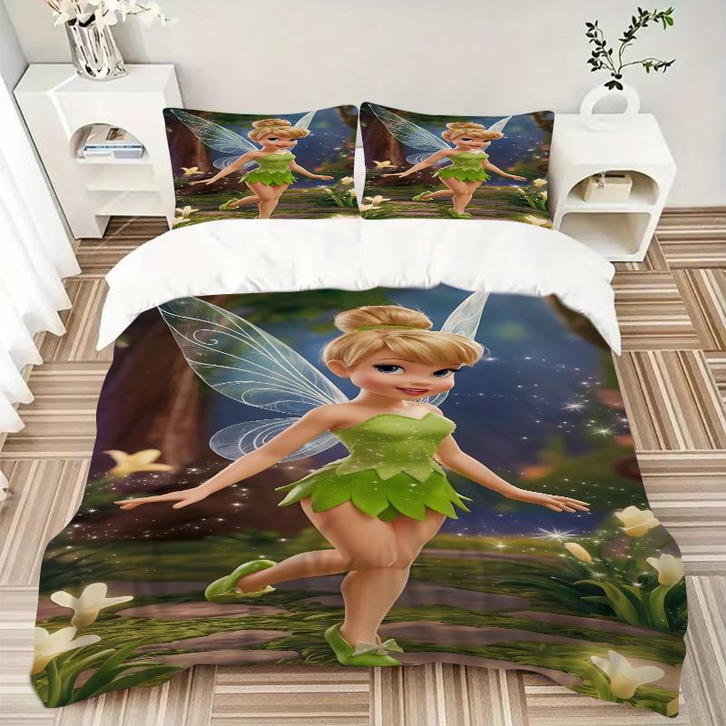Forest Fairy Print 3Pcs Bedding Setduvet Cover With 2 Bedropillowcase Home Birthday Gift