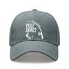 Fishing Lover Baseball Cap - "Pole Dance" Graphic Print Polyester Adjustable Breathable Casual Outdoor Sports Hat For Men Women