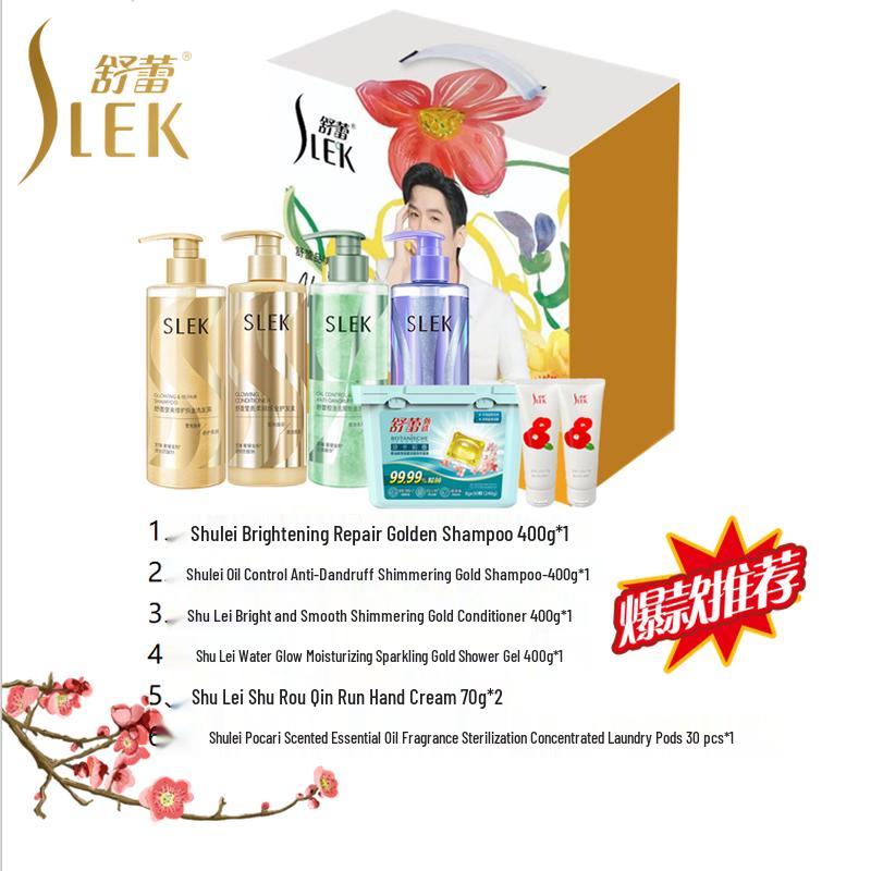 SLEK Refreshing & Volumizing 7-Piece Hair Care Set