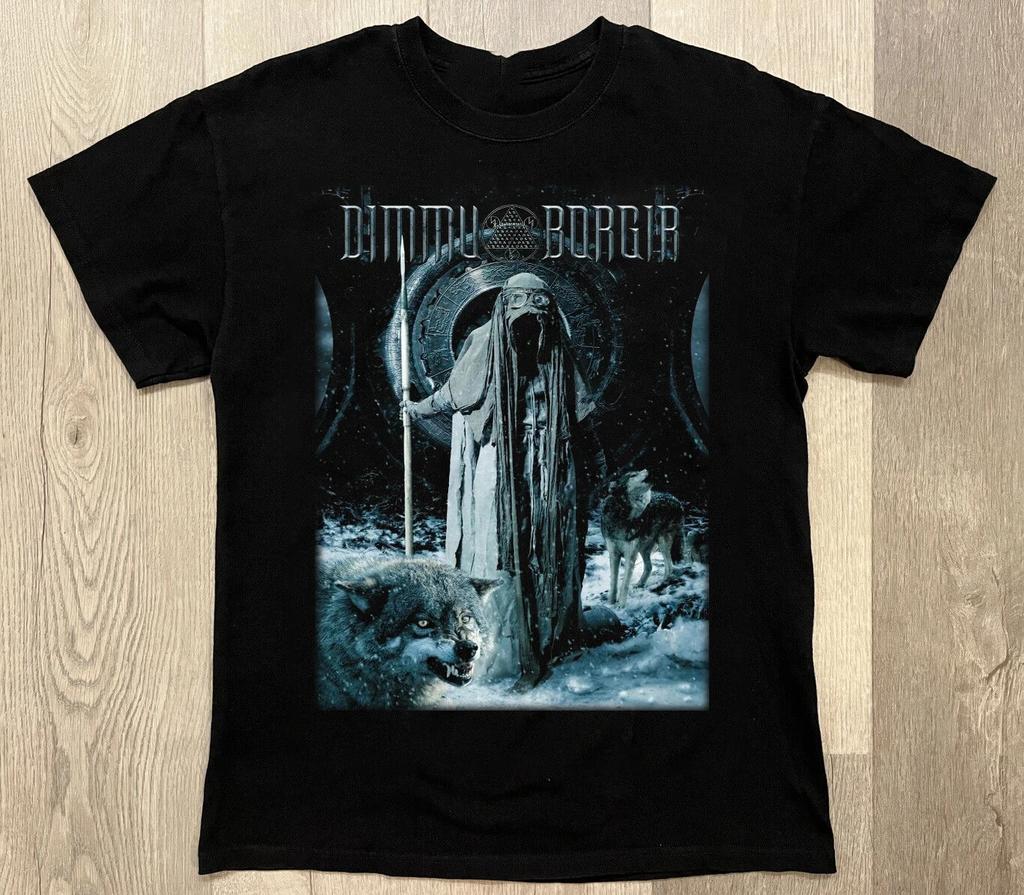 Kollektion Dimmu Borgir Band Baumwolle Kurzarm Schwarz Unisex T-Shirts
