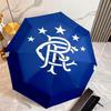 1PC Rangers Fc Crest Automatic Umbrella - Suitable Travel Outdoor Portable Umbrella Birthday Gift Daily Essentials