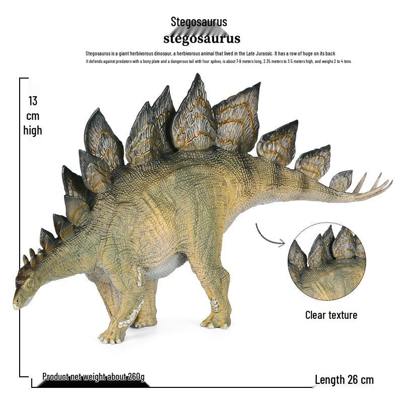 Jurassic Stegosaurus Dinosaur Model: Children s Herbivore Cognitive Toy